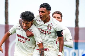 Universitario goleó a Alianza Atlético y sigue como líder de su grupo en Reservas