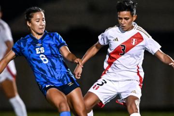 Selección femenina cayó en amistoso ante El Salvador