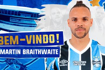 Una estrella más: Martin Braithwaite es nuevo jugador de Gremio