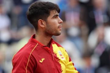 Carlos Alcaraz derrotó por 2-0 a libanés Habib en el debut de los Juegos Olímpicos