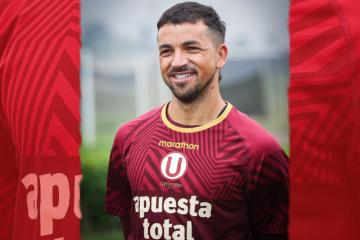 Gabriel Costa se sumó a los entrenamientos de Universitario