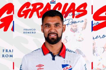 Nacional se despidió de Franco Romero