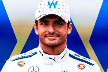 Carlos Sainz fichó por la escudería Williams