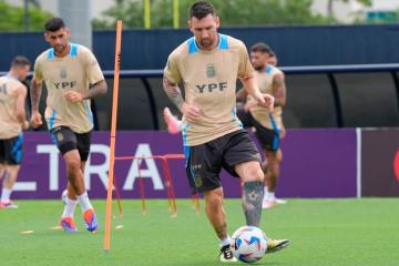 Argentina realiza último entrenamiento en Houston