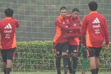 (FOTOS) Selección peruana Sub 17 venció a Canteras Perú en amistoso en Vidu