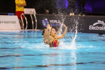 Peruanas se ubicaron entre las mejores del mundial de natación artística