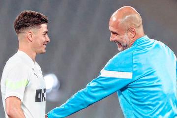 Guardiola confirmó salida de Julián Álvarez al Atlético de Madrid