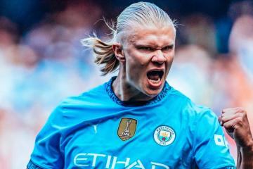Manchester City goleó al Ipswich con triplete de Erling  Haaland en Premier League