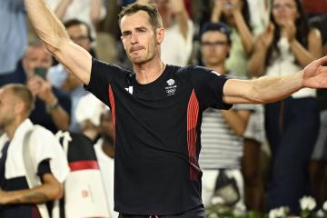 Se despide un grande: Murray cayó en dobles de París 2024 y se retiró del tenis