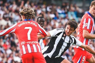 El Atlético de Madrid venció a la Juventus en amistoso
