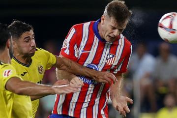 Villarreal y Atlético de Madrid empataron 2-2 en la Liga española