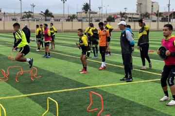Coopsol se prepara para su partido ante Llacuabamba