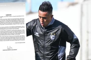 Cueva: "Pido por favor que se me deje jugar al fútbol"