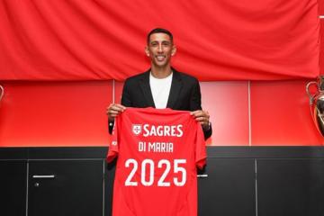 Ángel Di María renovó con Benfica