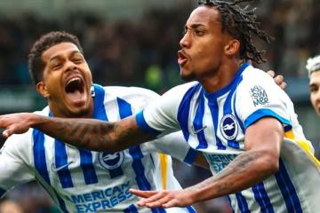 ¡Con el reloj en la mano! Brighton le ganó sobre la hora al Manchester United