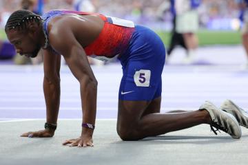 Noah Lyles, con Covid, se llevó la medalla de bronce en atletismo