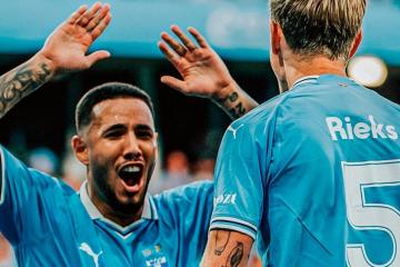 Malmö, con Peña de titular, empató en fase previa de la Champions League