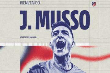 Atlético de Madrid anunció el fichaje del arquero Juan Musso
