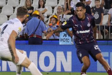 Con Grimaldo, Partizan fue eliminado de la fase previa de la Europa League