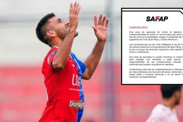 SAFAP emitió comunicado tras los hechos sucedidos en el Boys- Mannucci