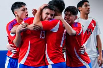 Chile venció 3-1 a Perú en Sub-17 de Futsal