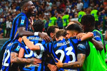 Inter logró primera victoria frente a Lecce