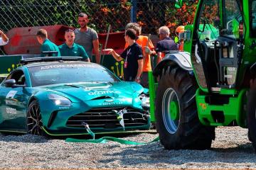 Fórmula 1: Safety Car se despistó en entrenamientos del GP de Monza