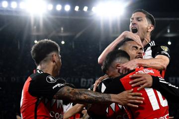 River Plate sacó mínima ventaja ante Talleres en la Libertadores