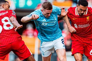 Liverpool cayó por 1-0 con Nottingham Forest y perdió el invicto en la Premier League