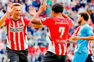 ¡Solo sabe ganar! PSV volvió a ganar y lidera en la Eredivisie