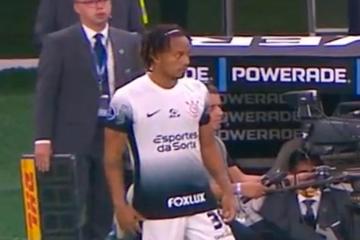 André Carrillo debutó con Corinthians en la Copa Sudamericana