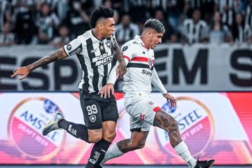 Botafogo y Sao Paulo no se sacaron diferencias en la Copa Libertadores