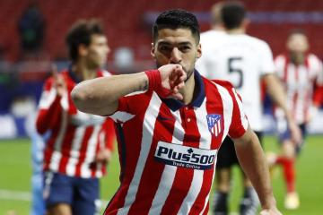 El emotivo saludo del Atlético de Madrid a Luis Suárez