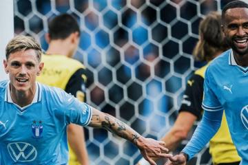 Peña fue suplente en triunfo de Malmö