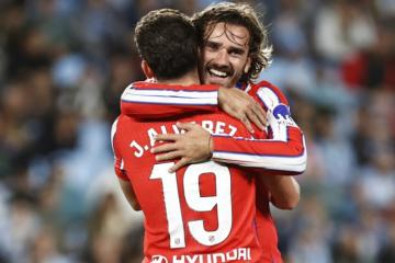 Atlético de Madrid derrotó por 1-0 a Celta de Vigo en Laliga