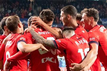 ¡Golpe al líder! Osasuna sorprendió al Barcelona y lo venció 4-2