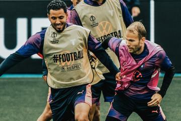 Peña se perfila como titular en la Europa League