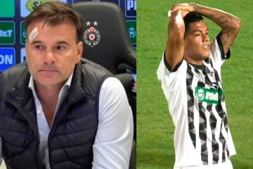 DT de Joao Grimaldo fue agredido por hinchas tras caer en clásico serbio