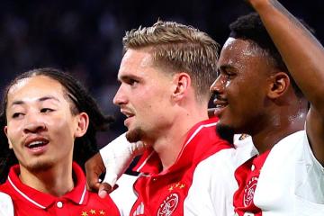 Ajax goleó al Besiktas en la Europa League