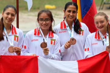Cayetana Chirinos logró el bronce en Sudamericano de Atletismo U23