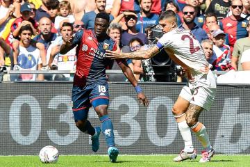 Roma igualó de visita ante el Genoa
