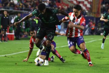 Con Santamaría, Santos Laguna cayó ante Atlético San Luis