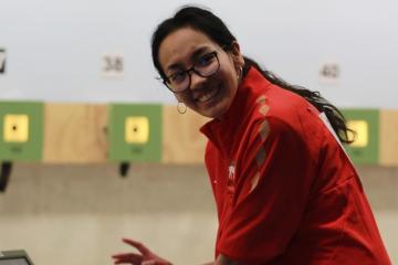 Tiradora peruana Emily Herrera impuso nuevo récord nacional