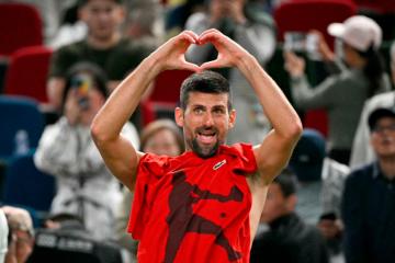 Novak Djokovic clasificó a la gran final del del Abierto de Shangai