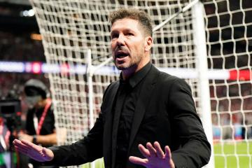 Simeone: “Los números son buenos, estamos trabajando bien”