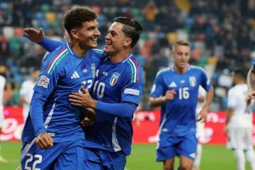 Italia goleó a Israel y lidera su grupo en la Nations League