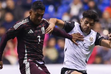 México empató en amistoso ante el Valencia