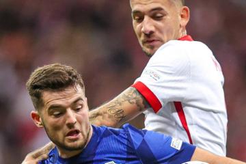 Polonia empató 3-3 con Croacia por la Nations League