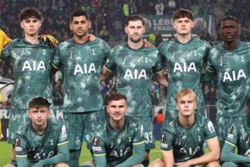 Tottenham venció por 2-1 a a Ferencvaros de Hungría por la Europa League