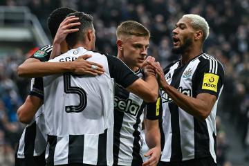 Newcastle se metió a octavos de final de la Copa de la Liga